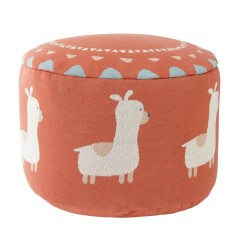 POUF EN JACQUARD BIO MORIS SACHA