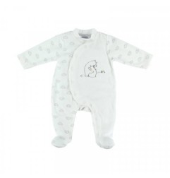 G&S BLANC PYJAMA - VELOURS