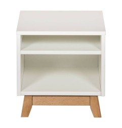 TABLE DE NUIT TRENDY BLANC