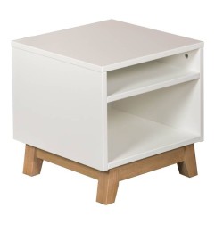 TABLE DE NUIT TRENDY BLANC