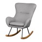 CHAISE A BASCULE BASIC SOFT GREY