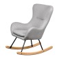 CHAISE A BASCULE BASIC SOFT GREY