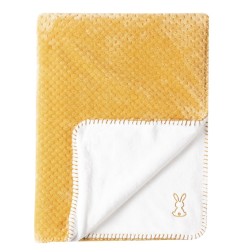 COUVERTURE OCRE + BLANC