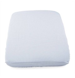 LOT DE 2 DRAPS HOUSSE NEXT2ME GREY STRIPES