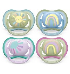 SCF085/30 - SUCETTE ULTRA AIR - LOT DE 2 - 0-6 MOIS - COLORIS MIXTES