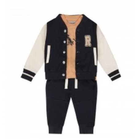 ENS 3 PIECES HAUT+PANTALON+VESTE DINO