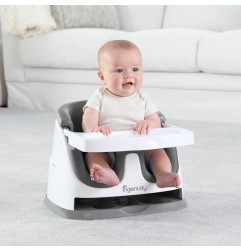 SIEGE BEBE 2 EN 1 GRIS