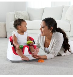 SIEGE BEBE 2 EN 1 ROUGE