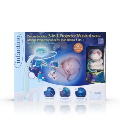 MOBILE PROJECTEUR MUSICAL JOLIS REVES 3 EN 1