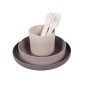 B-SET VAISSELLE BIODEGRADABLE CPLA 5PCS