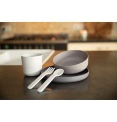 B-SET VAISSELLE BIODEGRADABLE CPLA 5PCS