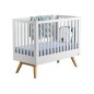 LIT TRANSFORMABLE 70X140 NATURE BABY BLANC BOIS