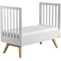 LIT TRANSFORMABLE 70X140 NATURE BABY BLANC BOIS