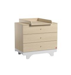 COMMODE PLAYWOOD BOIS BLANC