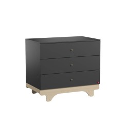 COMMODE PLAYWOOD GRAPHITE BOIS