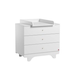 COMMODE PLAYWOOD BLANC