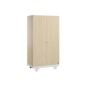 ARMOIRE 2 PORTES PLAYWOOD BOIS BLANC