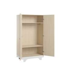 ARMOIRE 2 PORTES PLAYWOOD BOIS BLANC