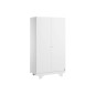 ARMOIRE 2 PORTES PLAYWOOD BLANC
