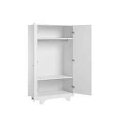 ARMOIRE 2 PORTES PLAYWOOD BLANC