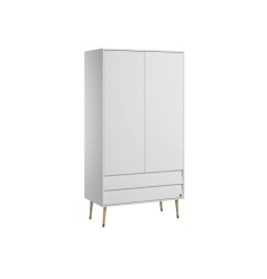 ARMOIRE 2 PORTES BOSQUE BLANC