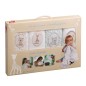 SET DE 4 LANGES SOPHIE LA GIRAFE 70 X 70 CM