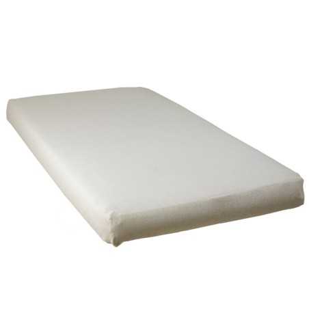 DRAP HOUSSE ECRU - 70X140CM - JERSEY CARDE 130GR/M