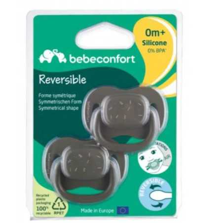 SUCETTE REVERSIBLE GREEN SILICONE 0+