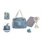 SAC A LANGER GENEVE 2 PLAY PRINT BLEU