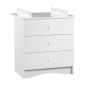 COMMODE 1ER PRIX BLANCHE DISPOSITIF A LANGER INCL