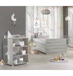 TIROIR AVEC ROULETTES POUR LIT COMBINE TRANSFORMAB