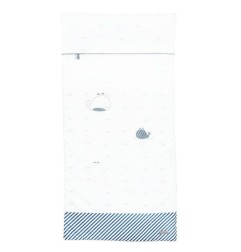 EDREDON 120X60 BLUE BALEINE