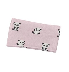 COUVERTURE MAILLE ROSE 80X100CM CHAO CHAO