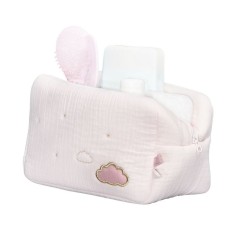 TROUSSE DE TOILETTE ROSE LILY POUDREE