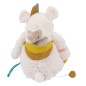 POUPEE MUSIQUE OURS BLANC POM LE VOYAGE D'OLGA