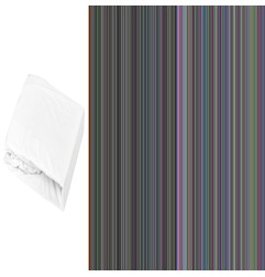 DRAP-HOUSSE JERSEY 70X140 CM BLANC