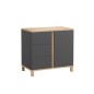 COMMODE ALTITUDE GRAPHITE BOIS