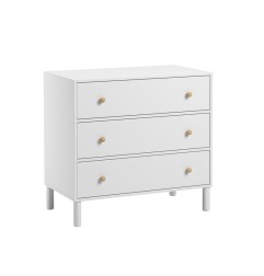 COMMODE TELA BLANC/BOIS
