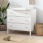 COMMODE TELA BLANC/BOIS