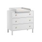 COMMODE TELA BLANC/BOIS