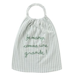 SERVIETTE COMME UNE GRANDE GAZE RAYE