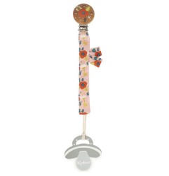 K'DOUX - ATTACHE TETINE COQUELICOT