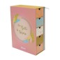 COFFRET BOITE A TRESORS + JOURNAL DE NAISSANCE HAPPY
