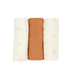 LOT DE 3 LANGES 70X70CM