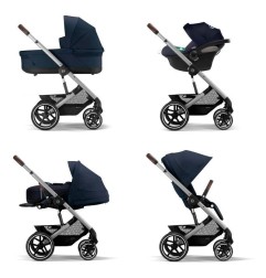 BALIOS S LUX SILVER / OCEAN BLUE - CYBEX