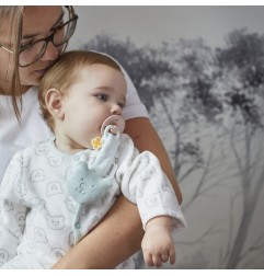 N-P-L NOUKY MINT ATTACHE-SUCETTE COTON BIO