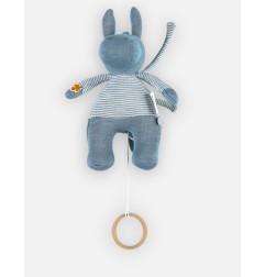 N-P-L PACO BLEU MINI-MUSICAL COTON BIO