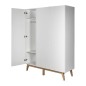ARMOIRE 3 PORTES TRENDY BLANC