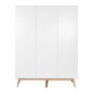 ARMOIRE 3 PORTES TRENDY BLANC