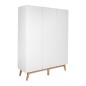 ARMOIRE 3 PORTES TRENDY BLANC
